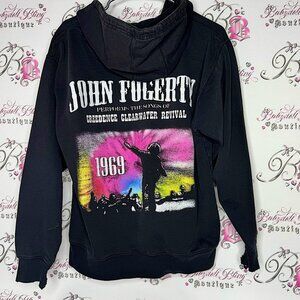 John Fogerty sweater Black Rock CCR Revival Live Across 1969 Tour band hoodie